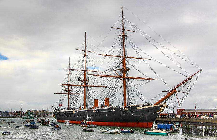 HMS Warrior at Rest Photograph by Ross Henton