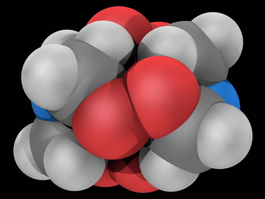 Hmtd Explosive Molecule by Science Photo Library