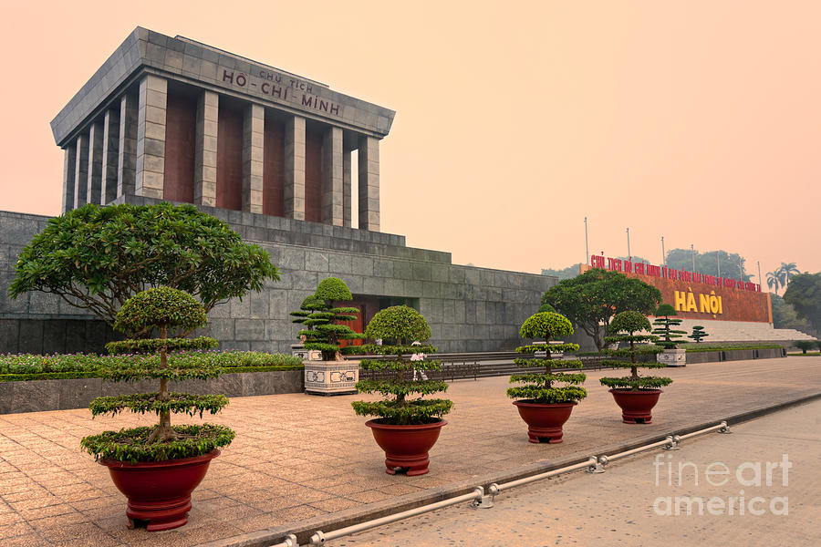Ho Chi Minh Mausoleum in Hanoi - Vietnam Photograph by Luciano Mortula