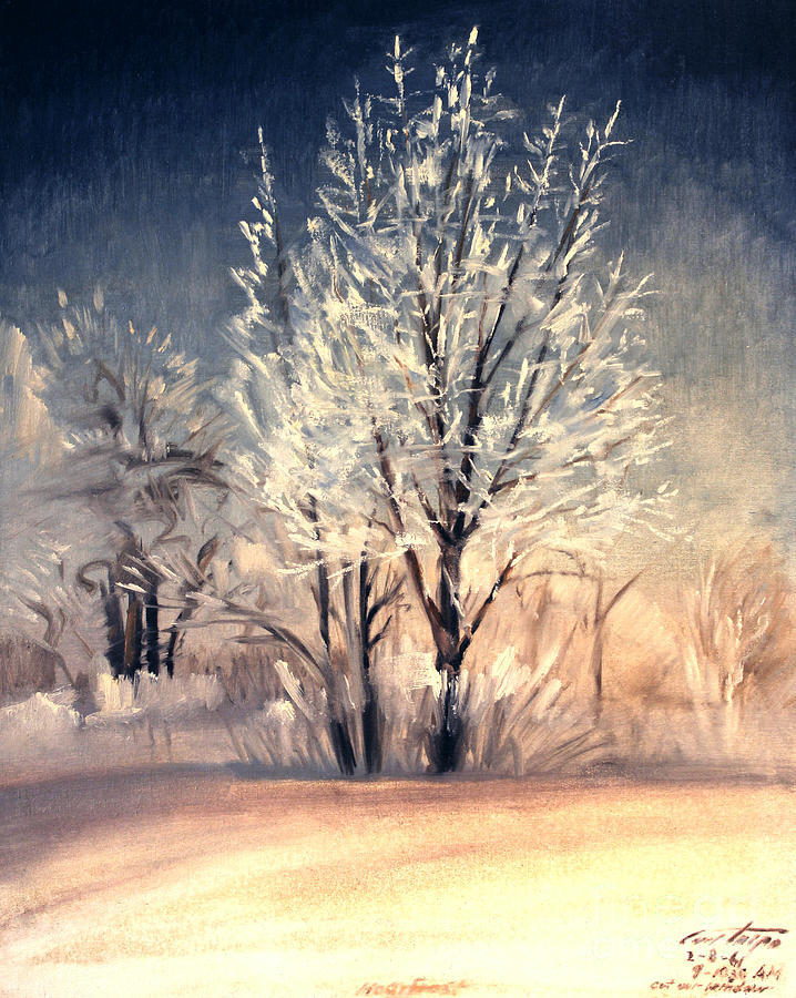 Hoarfrost Painting by Art By Tolpo Collection