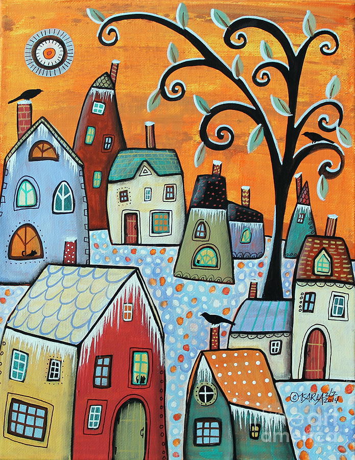 Hoarfrost Painting by Karla Gerard