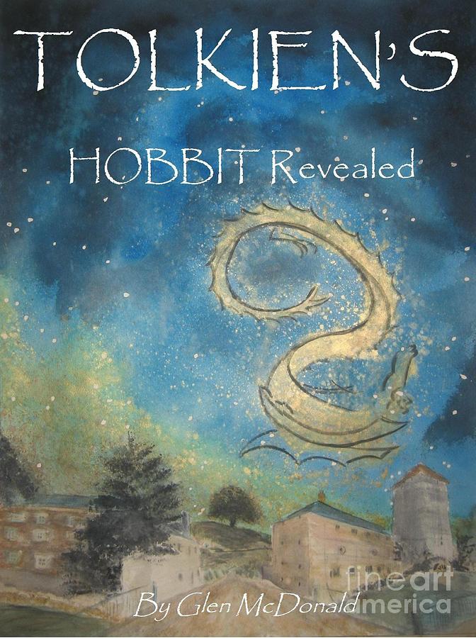 Dragon Painting - Hobbit Tolkien Tolkien Poster 2 Kindle All to Flames full Name on side by Glen McDonald