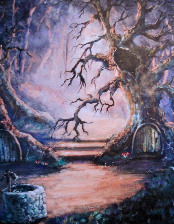 The magical place Painting by Megan Walsh