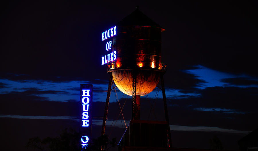 House of Blues night Photograph by David Lee Thompson