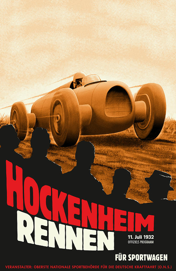 Hockenheim Rennen 1932 Digital Art by Georgia Clare