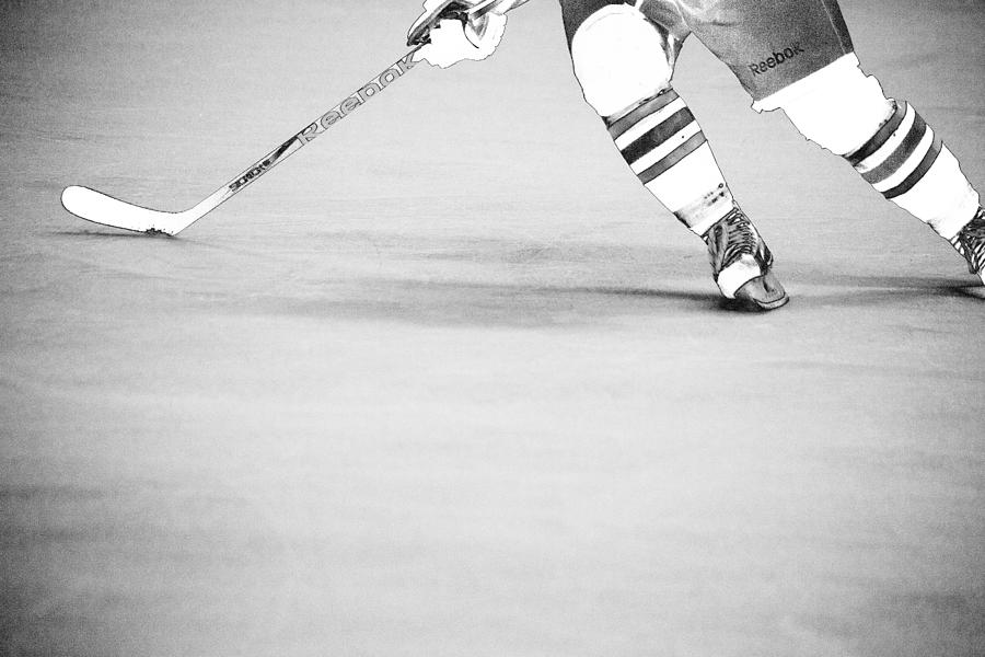 Hockey Photograph - Hockey Stride 2 by Karol Livote