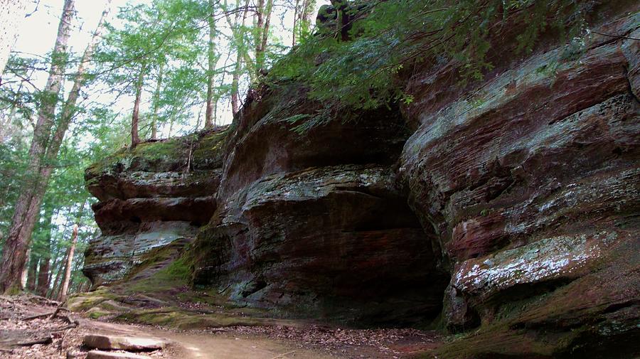 Hocking Hills Ohio Rock Formation Photograph by Wendy Gertz