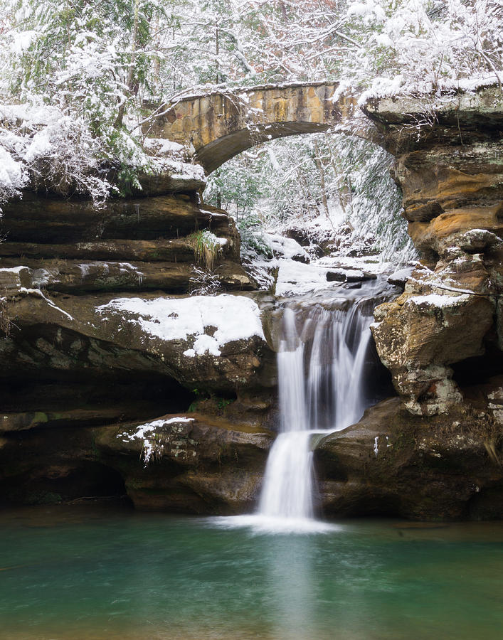 Hocking Hills Upper Falls Photograph by Sara Foss