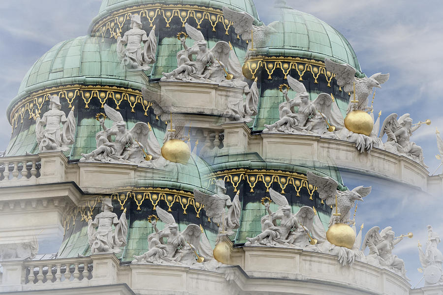 Holiday Photograph - Hofburg Palace Dome by Joan Carroll