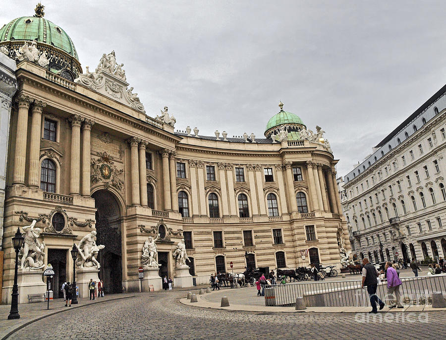 Architecture Photograph - Hofburg Palace Vienna by Howard Stapleton