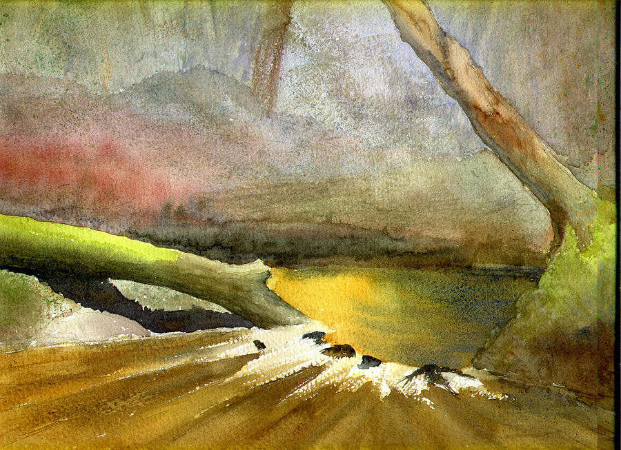 Hogtown Creek Painting by Peter Senesac