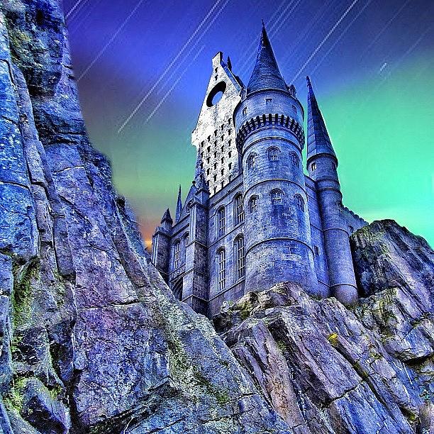 Landscape Photograph - Hogwarts Castle At Islands Of Adventure by Ann Jungblut