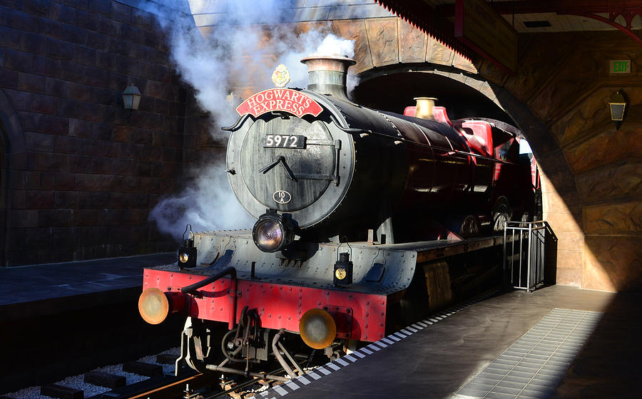 Harry Potter Photograph - The Hogwarts Express is here by David Lee Thompson