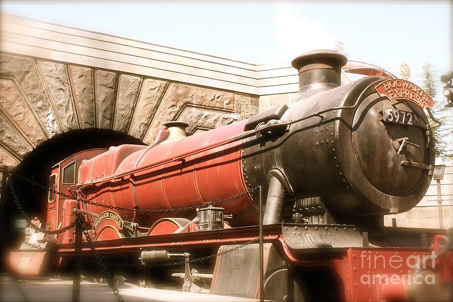 Hogwarts Express Train 1 Faded Photo Photograph by Shelley Overton