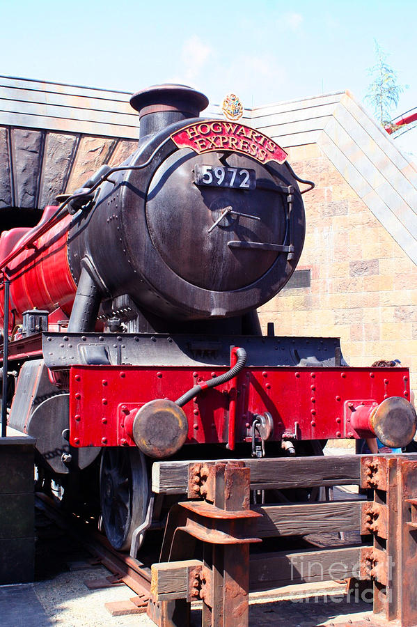 Hogwarts Express Train CloseUp Color Photograph by Shelley Overton
