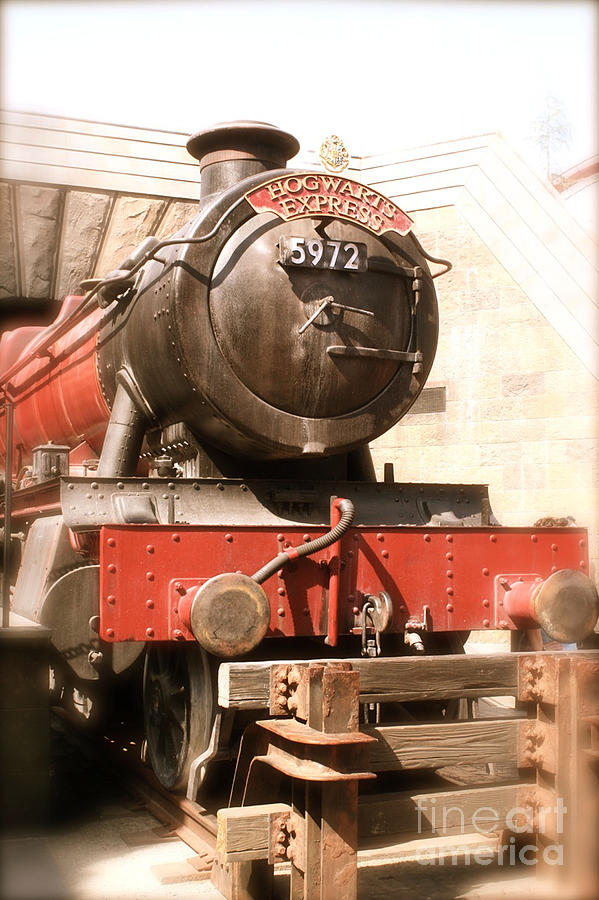 Hogwarts Express Train CloseUp Photograph by Shelley Overton