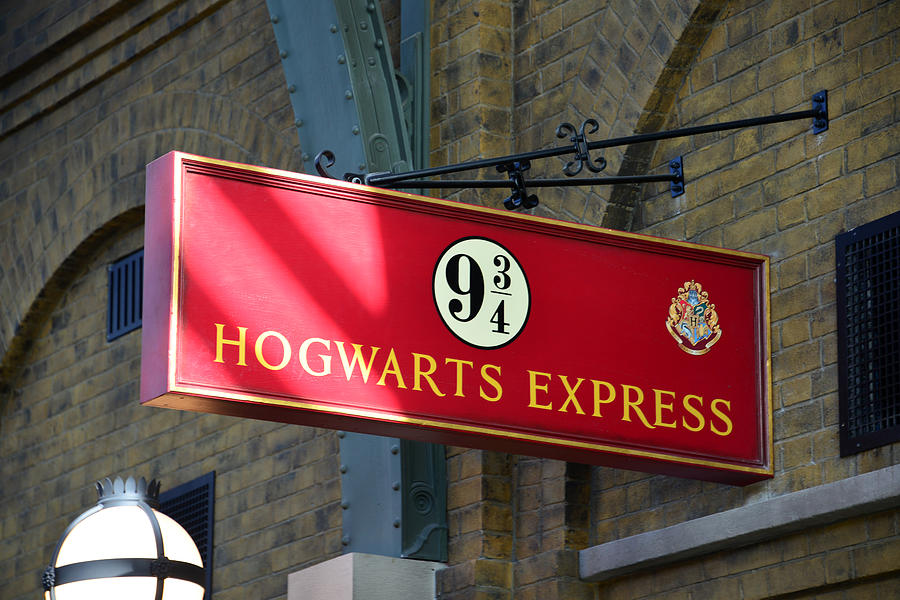 Hogwarts Express train depot sign  Photograph by David Lee Thompson
