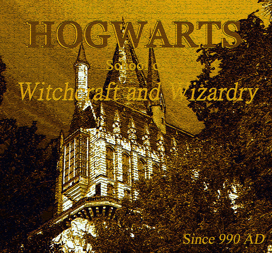 Hogwarts since 990 AD Painting by David Lee Thompson