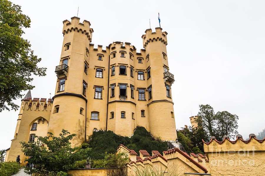 Hohenschwangau Castle- B Photograph By Rhonda Krause - Fine Art America