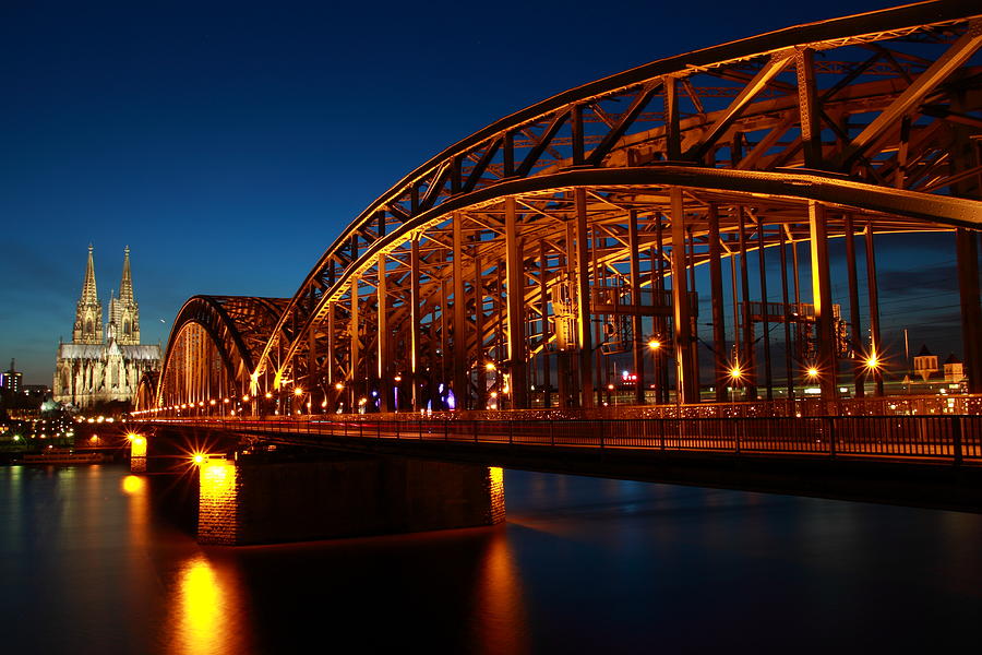 Hohenzollern Bridge Photograph by Mihai Andritoiu