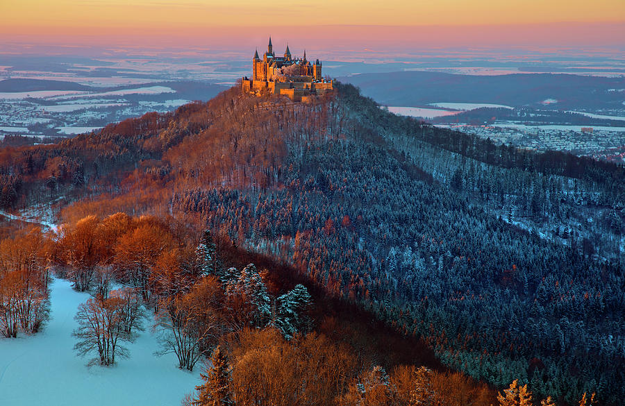 Hohenzollern In  Winter Mood Photograph by Franz Schumacher