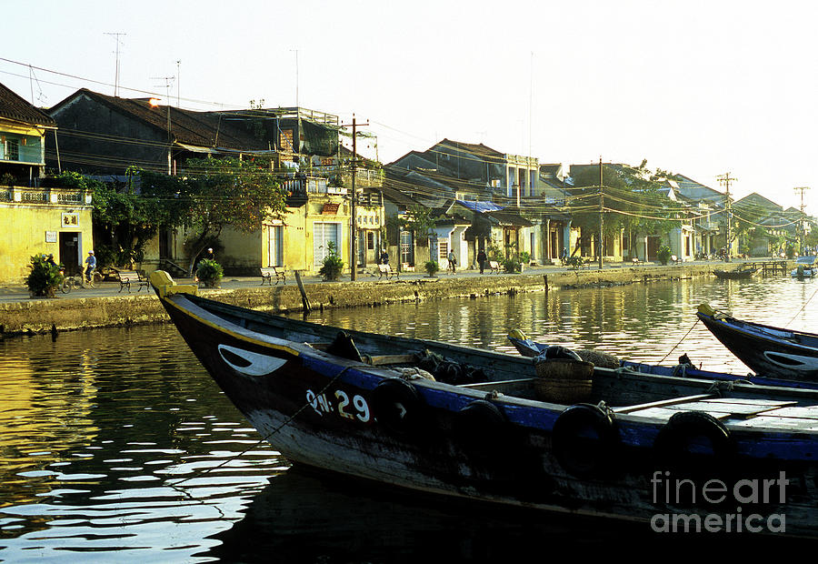 Boat Photograph - Hoi An Dawn 02 by Rick Piper Photography