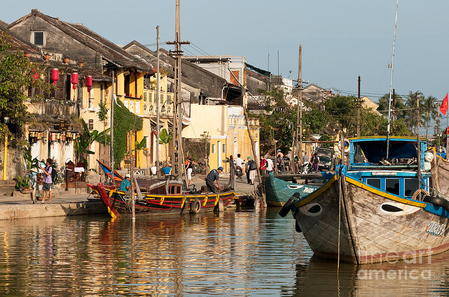 Hoi An Fishing Boats 02 Photograph by Rick Piper Photography
