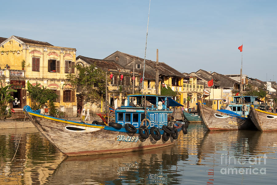 Hoi An Fishing Boats 03 Photograph by Rick Piper Photography