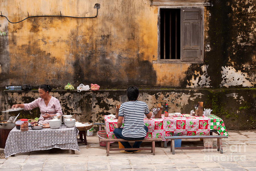 Hoi An Noodle Stall 03 Photograph by Rick Piper Photography