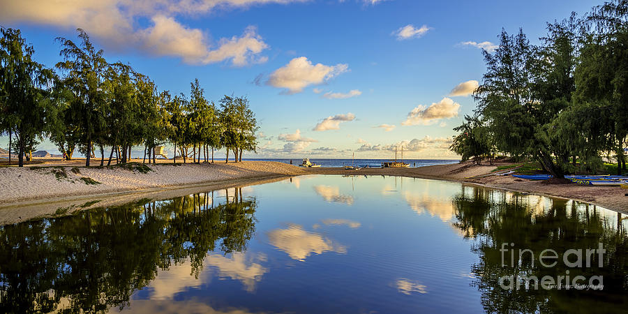 Kailua Photograph - Hokulea Docked at Kailua Beach Park 2 to 1 Aspect Ratio by Aloha Art
