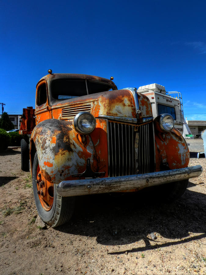 Truck Photograph - Holbrook AZ - Wigwam Motel 016 by Lance Vaughn