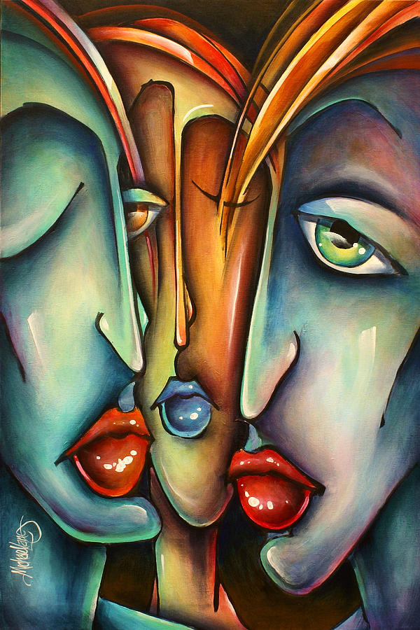 Holding 3 Painting by Michael Lang