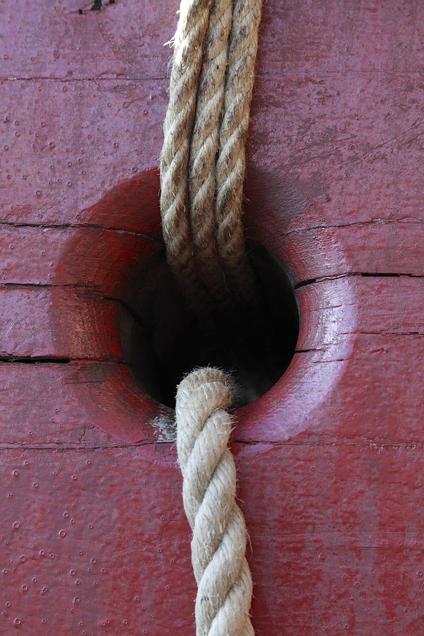 Hole and ropes Photograph by Ulrich Kunst And Bettina Scheidulin