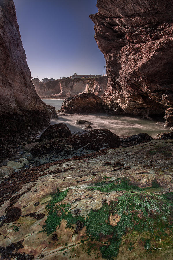 Central Coast Photograph - Hole in the Wall----  Shell Beach by Tim Bryan