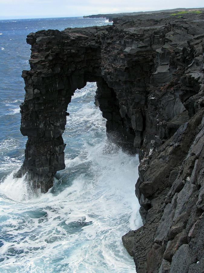 Holei Sea Arch Photograph by Pamela Critchlow