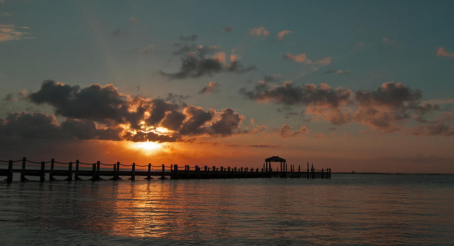 Holgate Bay Sunset Photograph by Elsa Santoro
