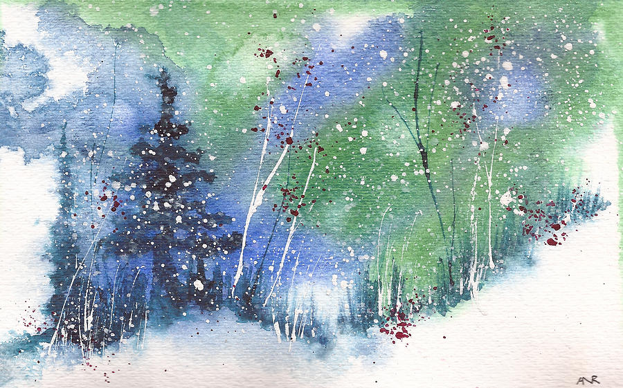 Holiday Card 27 Painting by Nelson Ruger