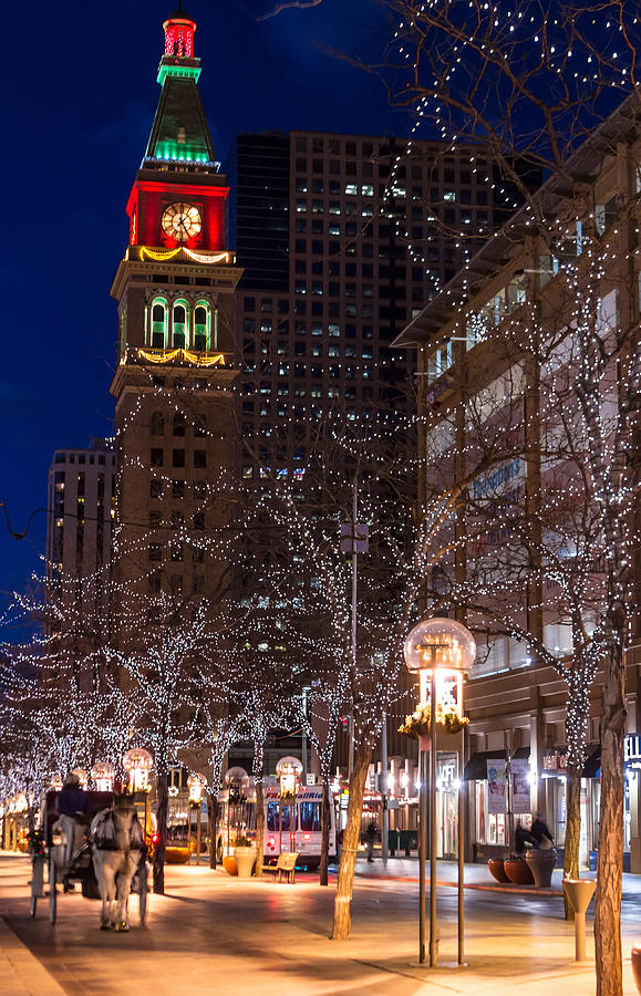 Denver Photograph - Holiday Carriage Ride by Teri Virbickis