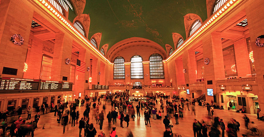 Holiday Crowds At Grand Central Station Photograph by Matt Champlin