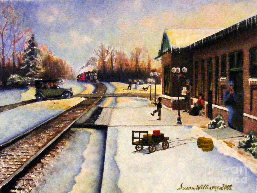 Holiday Depot 1932 Painting by Susan Williams