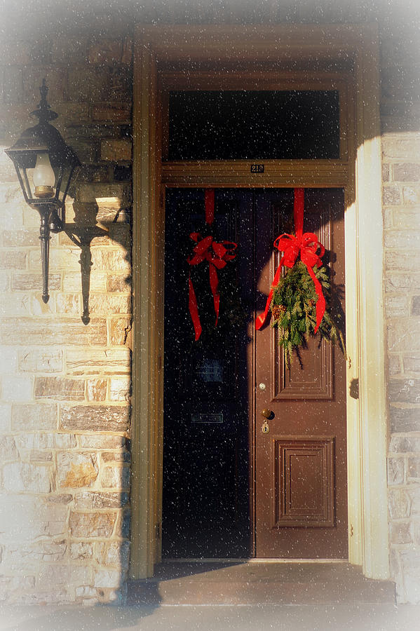 Holiday Door Photograph by Joseph Skompski