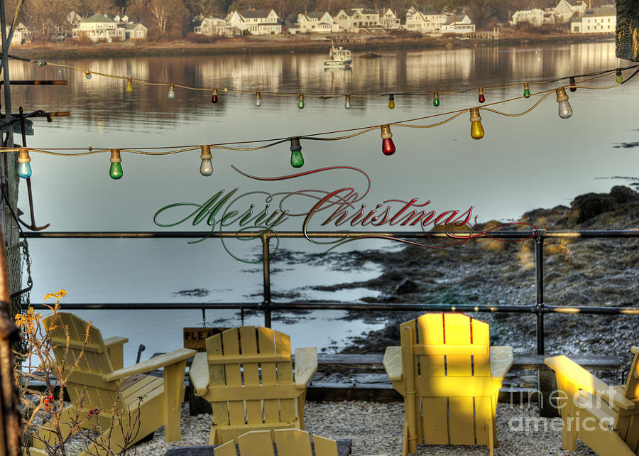 Holiday Harbor Christmas Photograph by Brenda Giasson