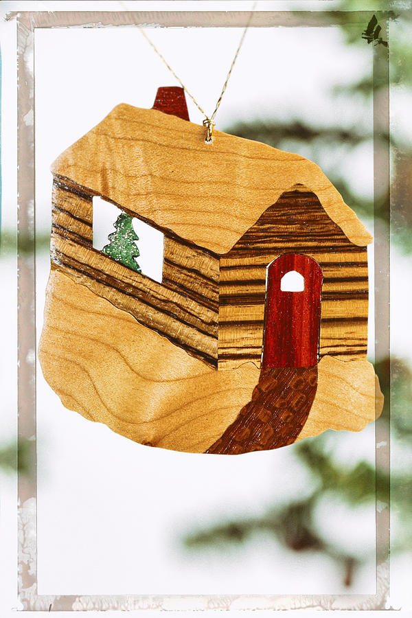  Log Cabin Holiday Image Art Photograph by Jo Ann Tomaselli