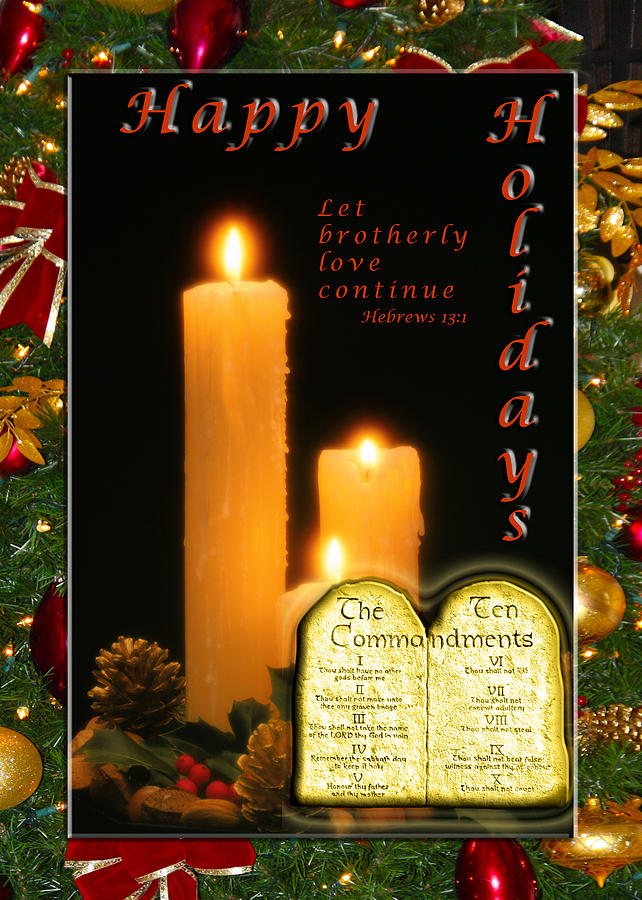 Jesus Christ Photograph - Holiday Love Declaration by Terry Wallace