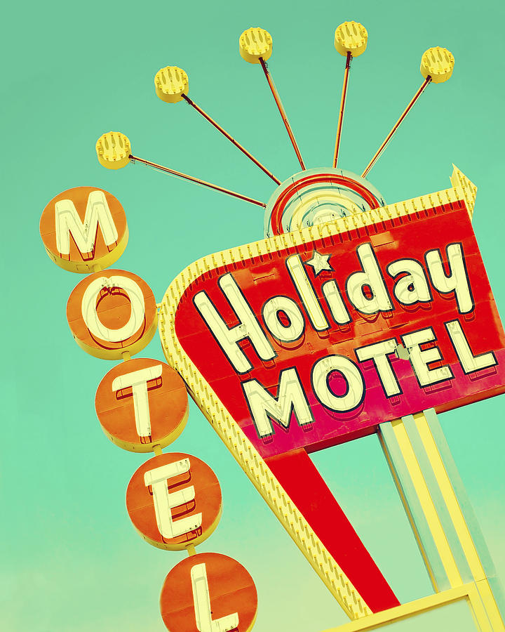 Holiday Motel Sign Photograph by Gigi Ebert