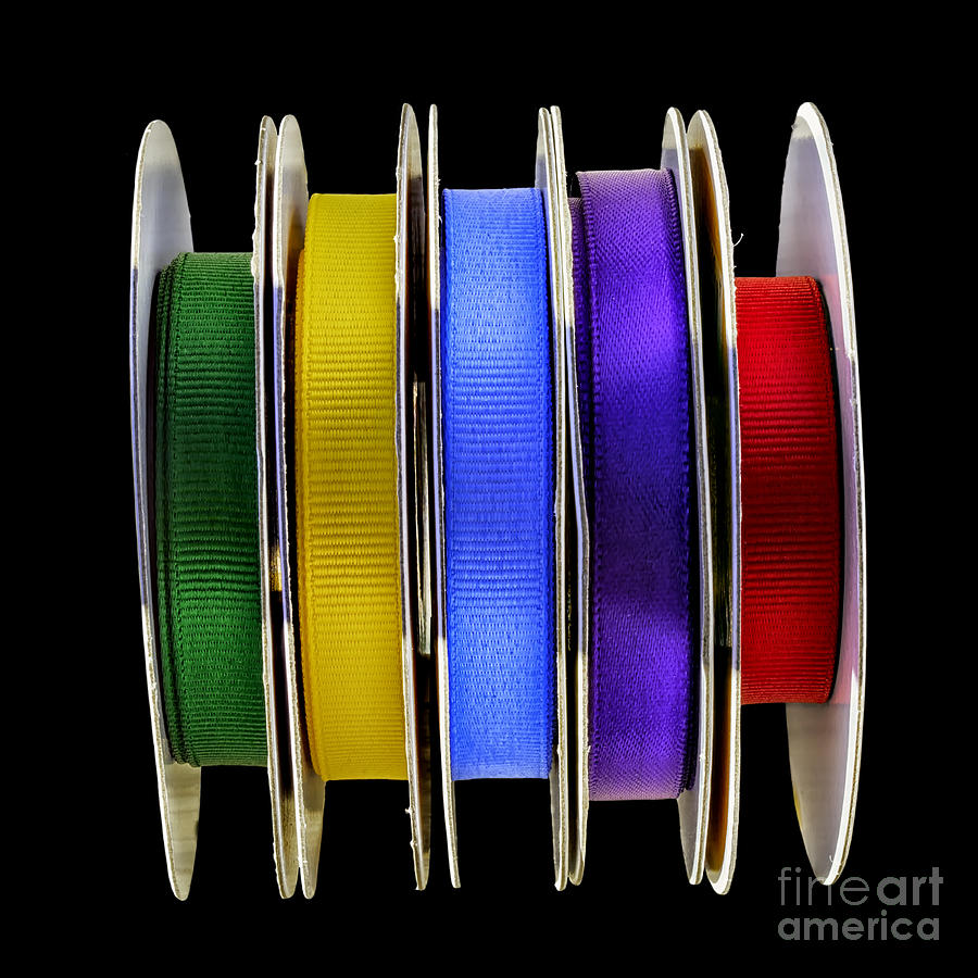 Holiday Ribbons Photograph by Walt Foegelle