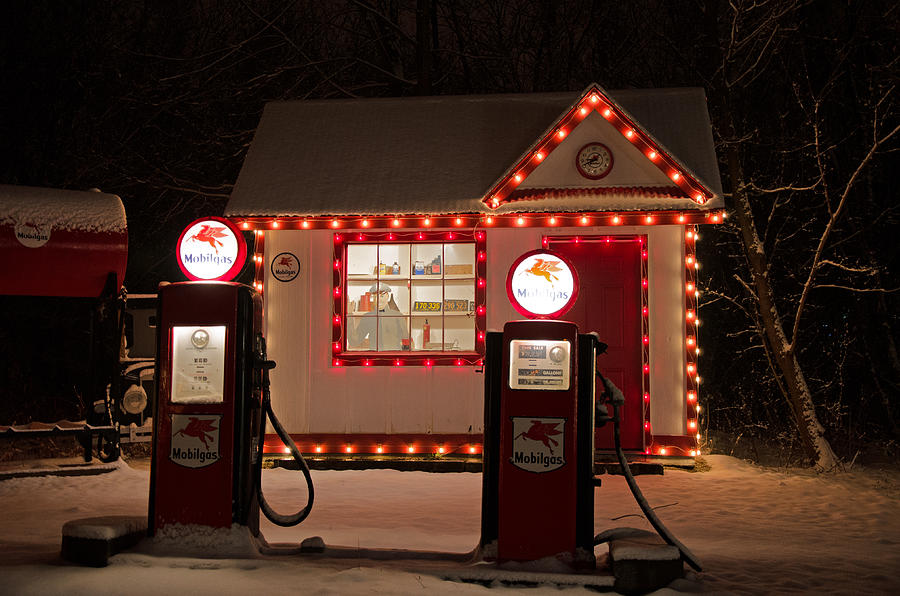 Holiday Service Station Photograph