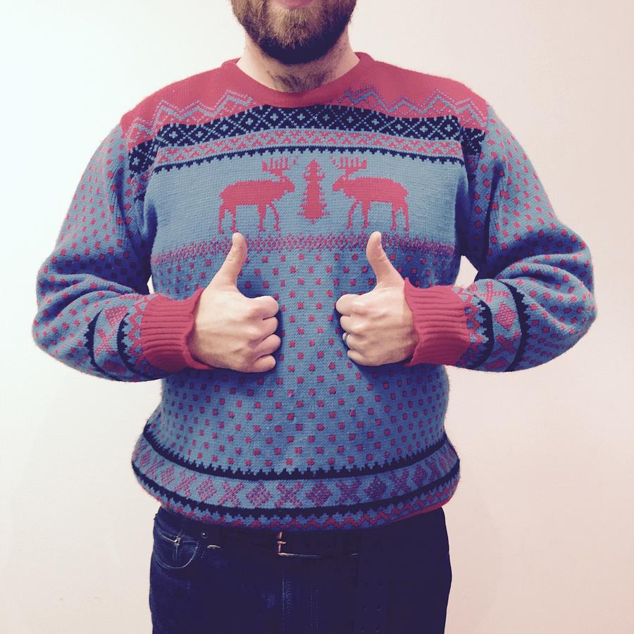 Holiday Sweaters Photograph by James Arnold