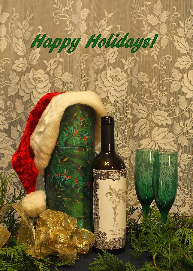 Holiday Toast - Happy Holidays Photograph by Peggy King