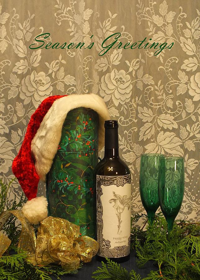 Holiday Toast - Seasons Greetings Photograph by Peggy King